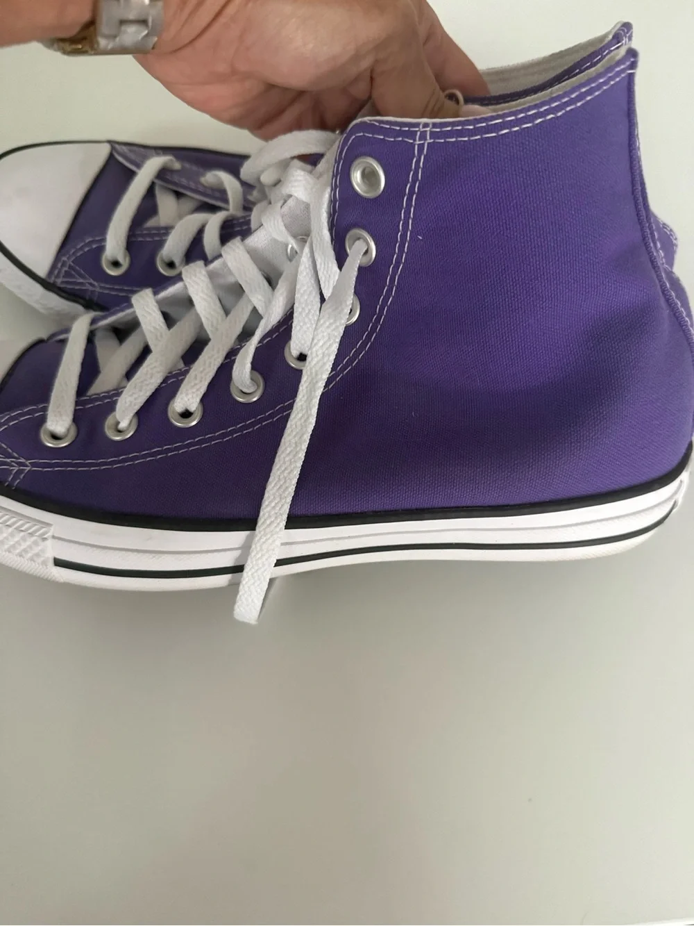 Converse Chuck Taylor All Star High-Top Sneaker - Electric Purple 10.5 Like New